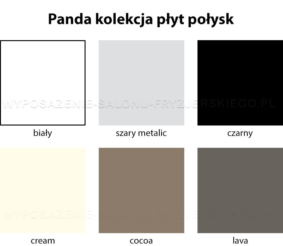 Panda - wzornik/paleta płyt połysk