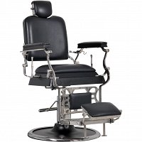 Italpro Barber Maestro fotel fryzjerski barberski czarny dostępny w 48h
