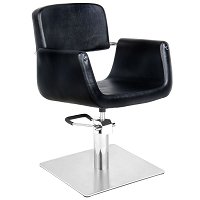 Gabbiano Helsinki fotel fryzjerski czarny do salonu dostępny w 48H