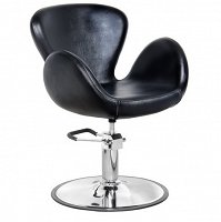 Gabbiano Amsterdam 1339 fotel fryzjerski czarny do salonu dostępny w 48H