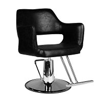 Hair System SM339 Fotel do salonu fryzjerskiego, czarny dostępny w 48h