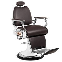 Gabbiano Moto Style Fotel barberski brązowy 48H