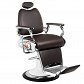 Gabbiano Moto Style Fotel barberski brązowy 48H