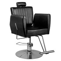 Hair System 0-179 Fotel do salonu fryzjerskiego, barberskiego czarny dostępny w 48h