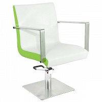 Gabbiano ROMA fotel fryzjerski biało-zielony dostępny w 48H