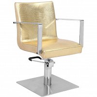 Gabbiano ROMA fotel fryzjerski złoty dostępny w 48H