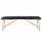 Activ Komfort 2 Wood Stół składany do masażu (drewniany), segmentowy czarny